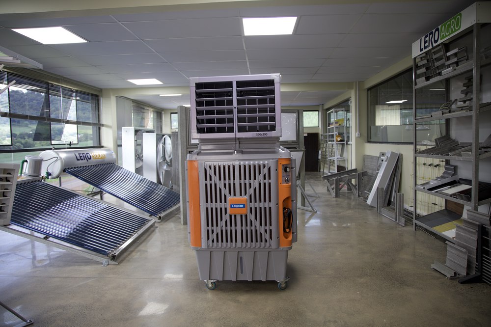 Climatizador Lero Air com difusor de ar no topo